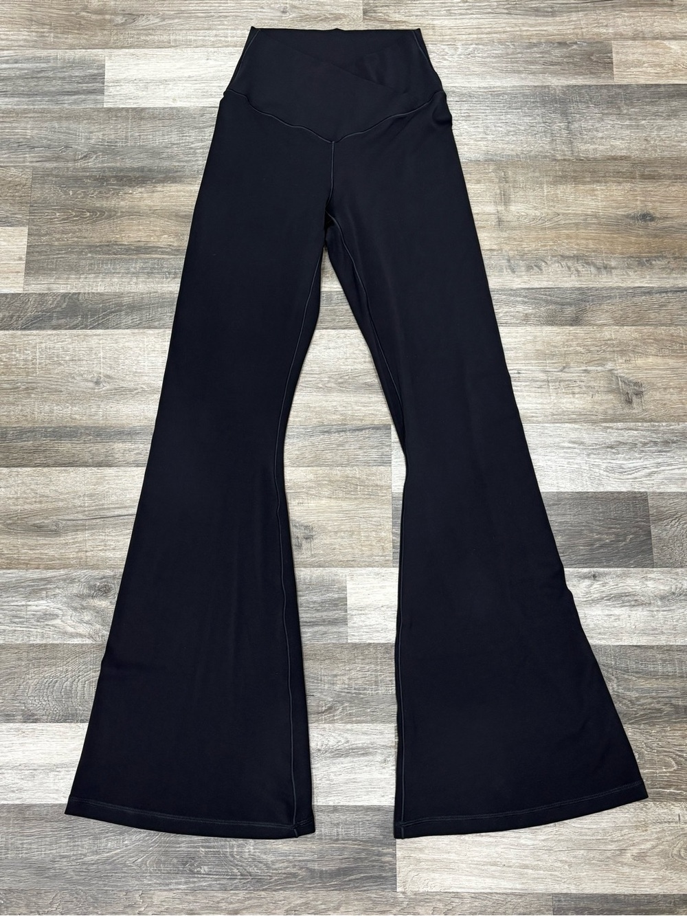 Offline by aerie Real Me Black High-Waist Flared Yoga Pants